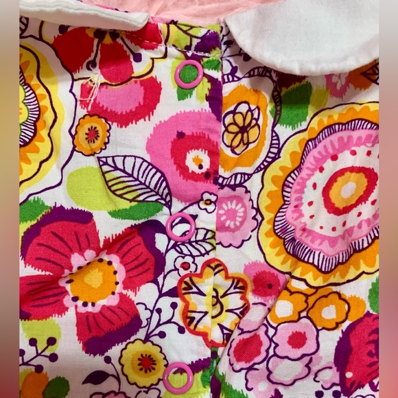 Vera Bradley Baby Dress with Bloomers in Clementine Size 6-9 months - Picture 7 of 7